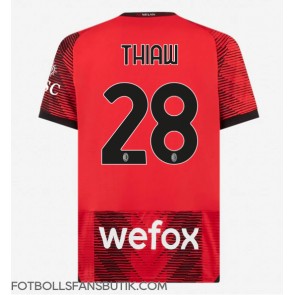 AC Milan Malick Thiaw #28 Replika Hemmatröja 2023-24 Kortärmad